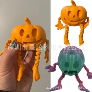 Фигурка Тыквы, 3D Печать, Для Декора На Хэллоуин