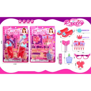 Hair Clips, Role-Play Set: Heels, Hair Clips, Perfume, Glasses