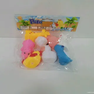 Игрушка для воды из ротанга с пищалкой, 6 животных в ассортименте