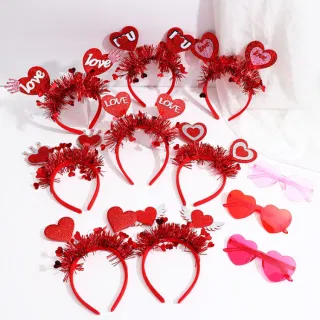 Accessory, Hair Sequin Headband for Valentine's Day