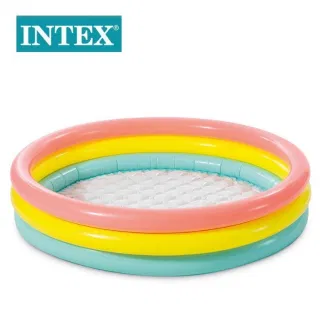 INTEX57412 Надувной бассейн с тремя кольцами, флуоресцентный, детский
