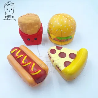 Squishy Toy, Squeeze, PU Slow Rebound French Fries Pizza