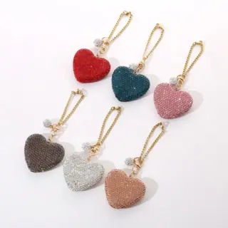 Plush Toy Keychain, Crystal