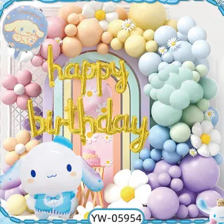 Набор Воздушных Шаров Kuromi Cinnamoroll My Melody Для Дня Рождения