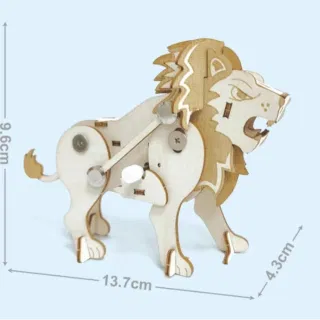 3d Puzzle, Wooden, White, Educational