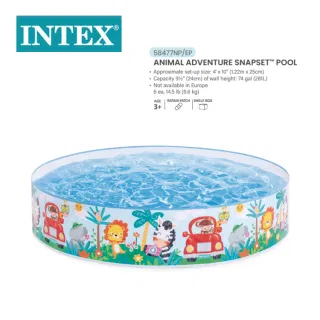INTEX 58477 Жесткий бассейн Океанский парк, без надувания