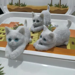 Антистресс-игрушка, реалистичная кошка, большая, для снятия стресса