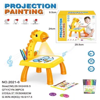 Toy Drawing Board, Kids with Music, Deer 3D Projection