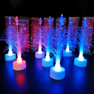 Светящаяся ёлка из оптоволокна, в коробке, с LED-подсветкой