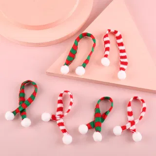 Мини вязаные фигурки, помпоны, аксессуары для украшения, шарфы для питомцев