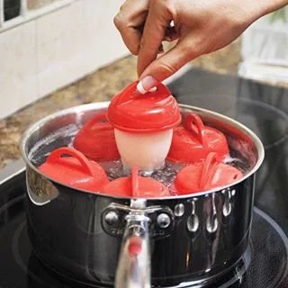 Силиконовая форма для яиц, 6 шт.