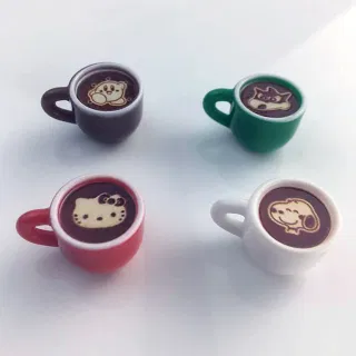 Wholesale Keychain Toy, Resin Coffee Cup DIY