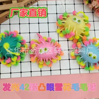 Wholesale Fidget Ball, Snowflake Flashing