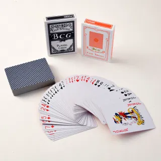 Игральные карты BCG, 54 штуки, сине-красные