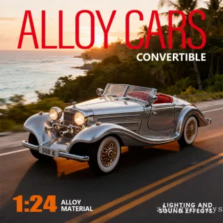 Металлическая модель Mercedes 500k 1936, масштаб 1:24