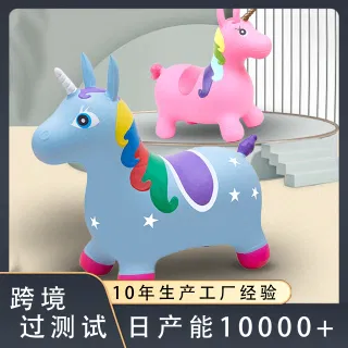 Надувная лошадка-попрыгунчик Единорог 1200г