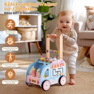 Деревянная Игрушка-Каталка Для Малышей