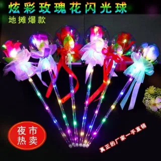 Wholesale Flash Rose Bounce Wand