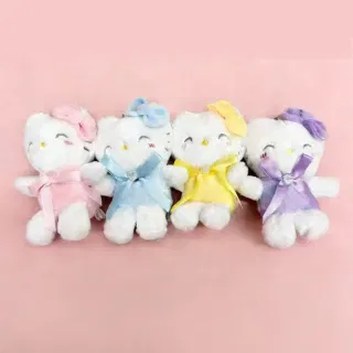 Мультяшный брелок-фигурка Hello Kitty в платье для рюкзака