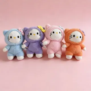 Мультяшный брелок-фигурка Hello Kitty в одежде для рюкзака