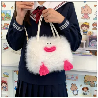 Плюшевая сумка через плечо с утёнком