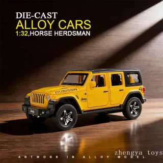 Металлическая модель Jeep Wrangler Rubicon 1:32 со звуком