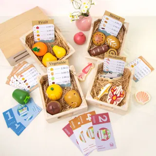 Wholesale Wooden Fruit Cutting Set