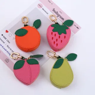 Wholesale Plush Toy Keychain, Fruit Coin Purse