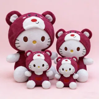 Плюшевый котенок Hello Kitty, подушка для кровати, подарок для девочек