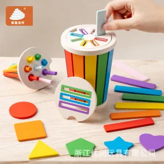 Монтессори-игра на сортировку цветов для детей 3-6 лет