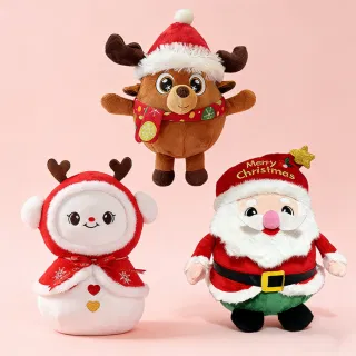 Stuffed Animal, Santa Snowman Doll