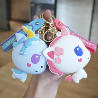 Мини-силиконовый кошелёк-брелок LinaBell