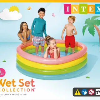 Intex 56441 Надувной Бассейн С Четырьмя Кольцами
