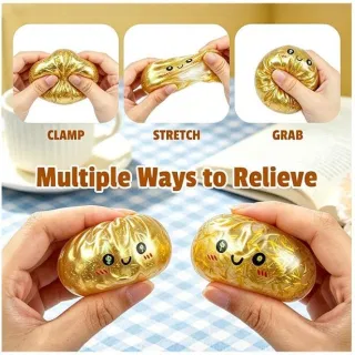 Wholesale Stress Relief Fidget Toys, Gold Powder Pumpkin