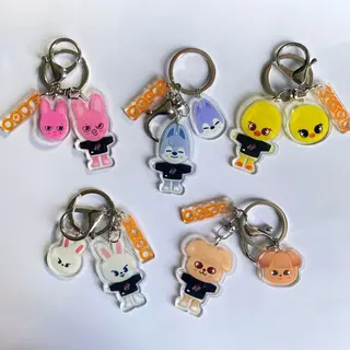 Акриловый двусторонний брелок Stray Kids