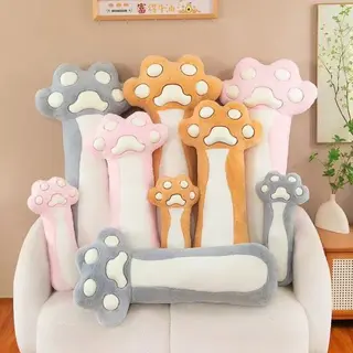 Мягкая игрушка кошачья лапка большая