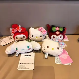 Мягкая игрушка-брелок Sanrio, Куро Ми, Мелоди, Синнамонролл