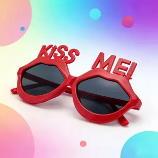 Красные губы Kissme — забавные очки для вечеринки