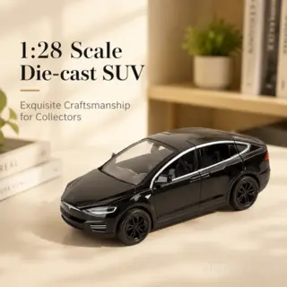 Металлическая модель Model X с открывающимися дверями