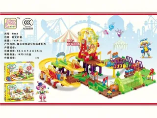 Marble Run, Building Blocks, Pink, 65 cm, Box 114.5x61.5 cm