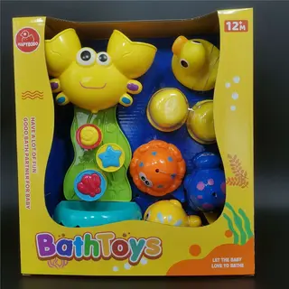 Игрушка для ванной "Краб-пазл": забавные игры в воде для малышей