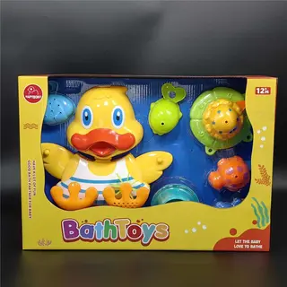 Игрушки для ванной "Большая Утка": Развивающий набор для купания
