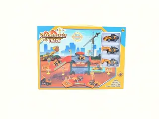 Toy Construction Vehicles Set, Pink Box 87x41 cm