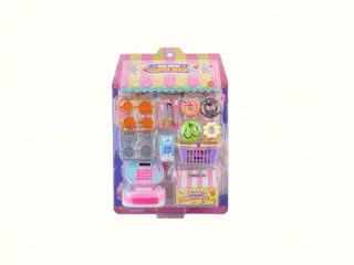 Игровой набор "Магазин": касса, корзина, продукты (цвет в ассортименте)
