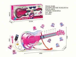 Светящаяся гитара Dazzling light guitar оптом