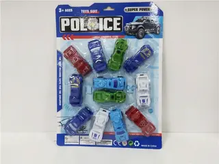Wholesale Toy Police Pickup Truck, 9 cm, 96 pcs