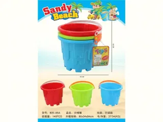Wholesale Sand Toy Set, Blue Box 80x34 cm, 140 pcs