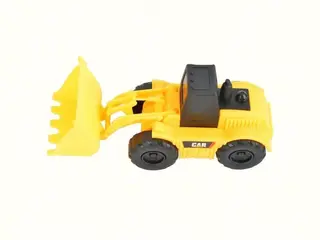 Toy Construction Vehicles Set, Plastic Yellow 15.5cm