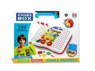 Развивающая игра-головоломка "Волшебный диск", 186 деталей