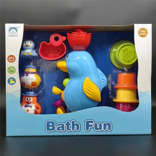Игрушки для ванной "Дельфин": развивающий набор для купания